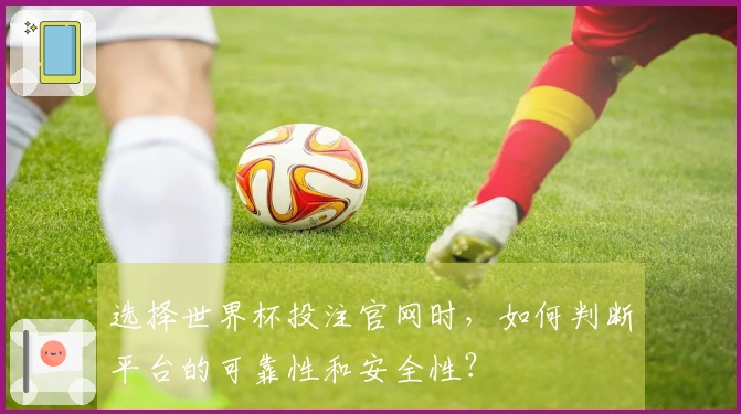 选择世界杯投注官网时，如何判断平台的可靠性和安全性？